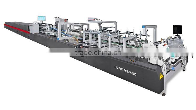 Smartfold 800-PC automatic folding carton box gluing machine