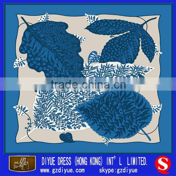 Polka dot fashion women white silk scarf