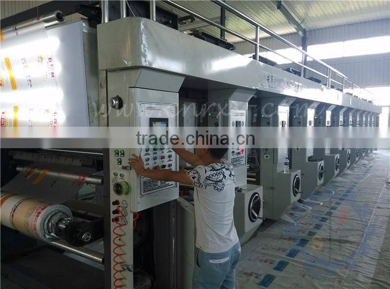 10 color rotogravure printing machine