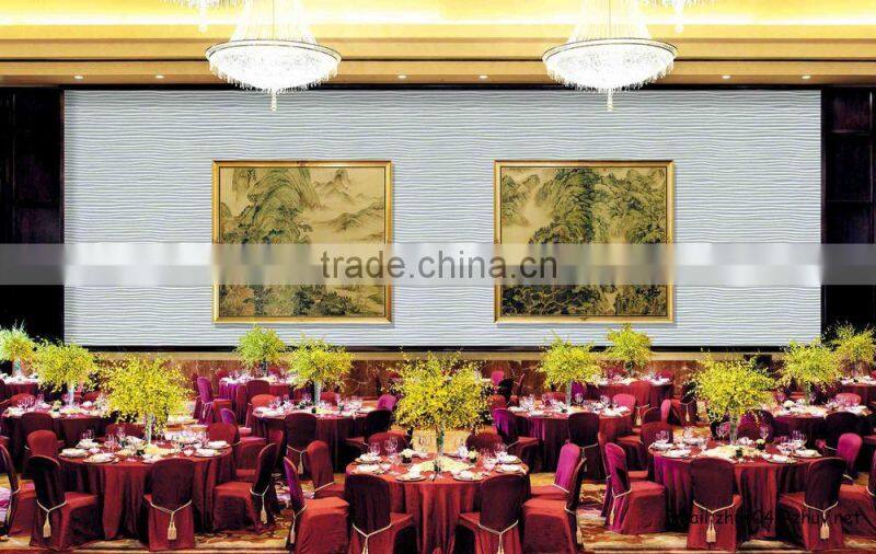 Zhihua Wave Effective Wall Decorative 3D Wall Panels For Wall Decoration