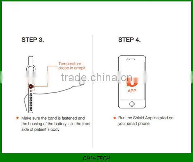 gel strip light auto smart watch thermometer for baby