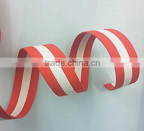 Custom printed 2 inch Colored Stripe Polypropylene Webbing for Luggage Strap & bag belts