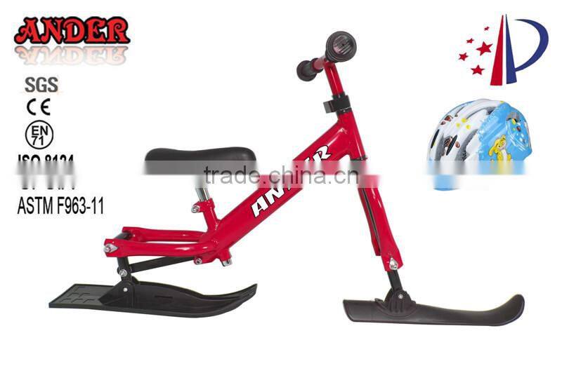 Hot sale winter outdoor Children ski bicycle with knee caps