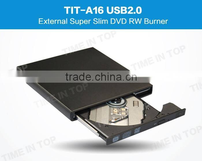 USB2.0 Super Slim external DVD Disc Drive(Inside drive:GU90N)