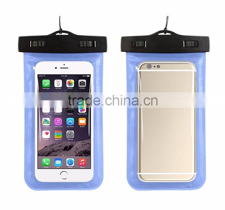 PVC Universal Mobile Phone Waterproof Bag Pouch Cover Case For iPhone 6 4.7 5.5 For Samsung Galaxy Note 4 3 2 S6 S6 Edge S5 S4
