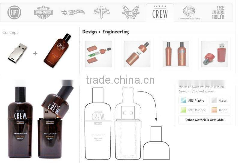 promotional gift eco friendly usb drive custom logo