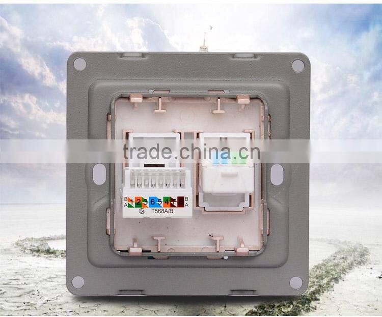 Wall mount double Electrical electric tv wall mount