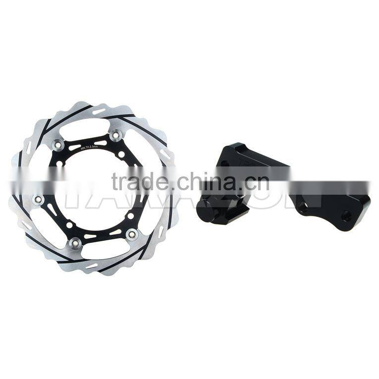 270MM Oversize Light Weight Grooved Floating Front Brake Disc Disk Rotor With Bracket For Honda CR125R