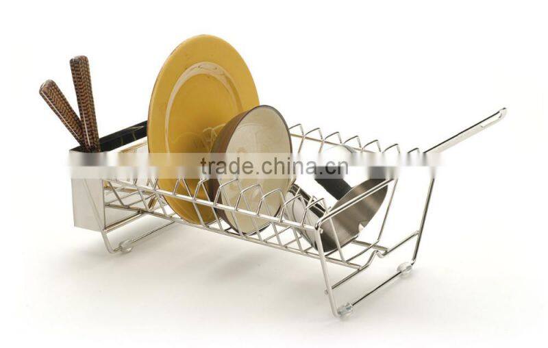 Icegreen Silver Stainless Steel In-Sink Dish Rack/ Drain Rack