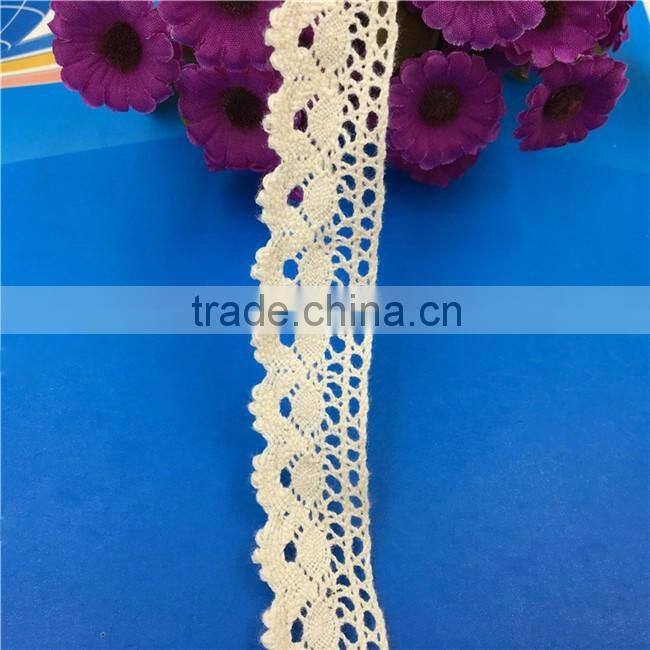 Wholesale High Quality H0727C3 Lace Ribbon,Crocheted Lace,100% Cotton Lace