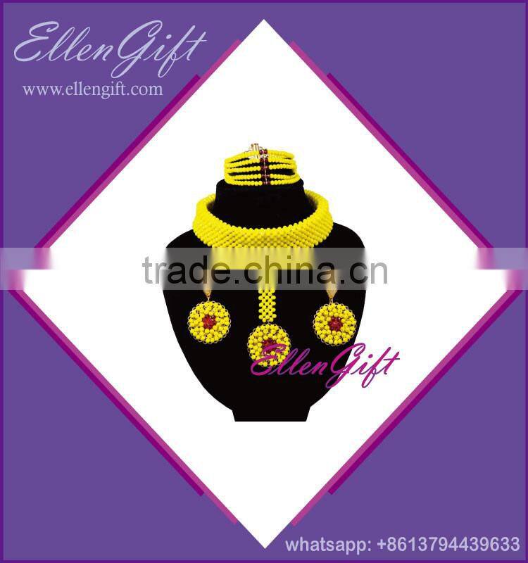 Costume African Beads Jewelry Set AJS4267