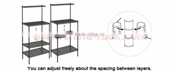 Chrome Wire Dislay Shelf for Easy Home Organization