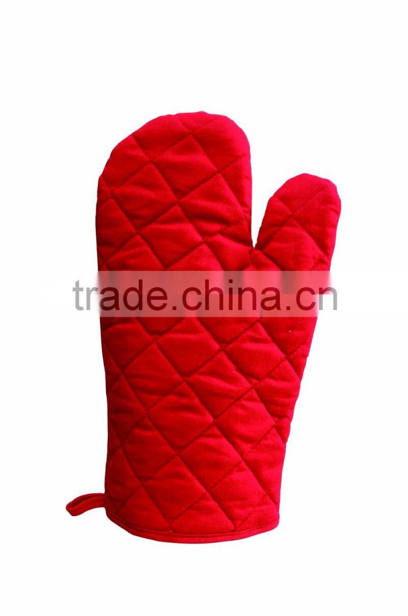 custom cute hot resistant kitchen cooking 100% cotton glove