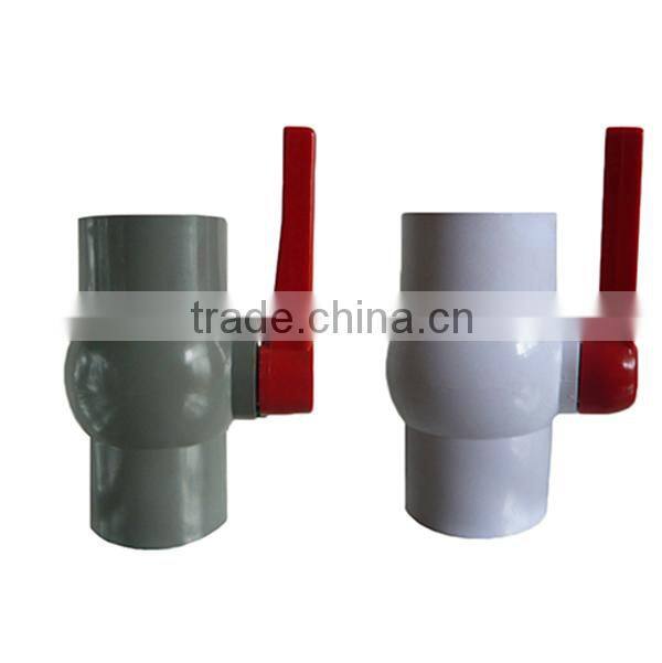 Round PVC Compact Ball Valve