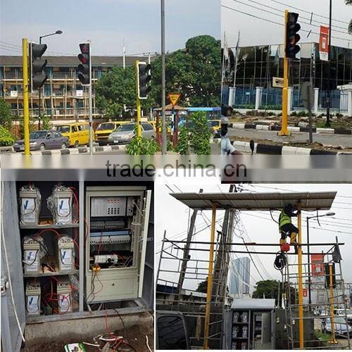 300mm LED traffic signal light PC Shell solar traffic light