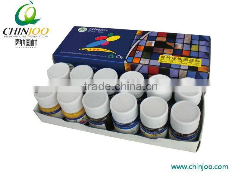 Transparent glass paint