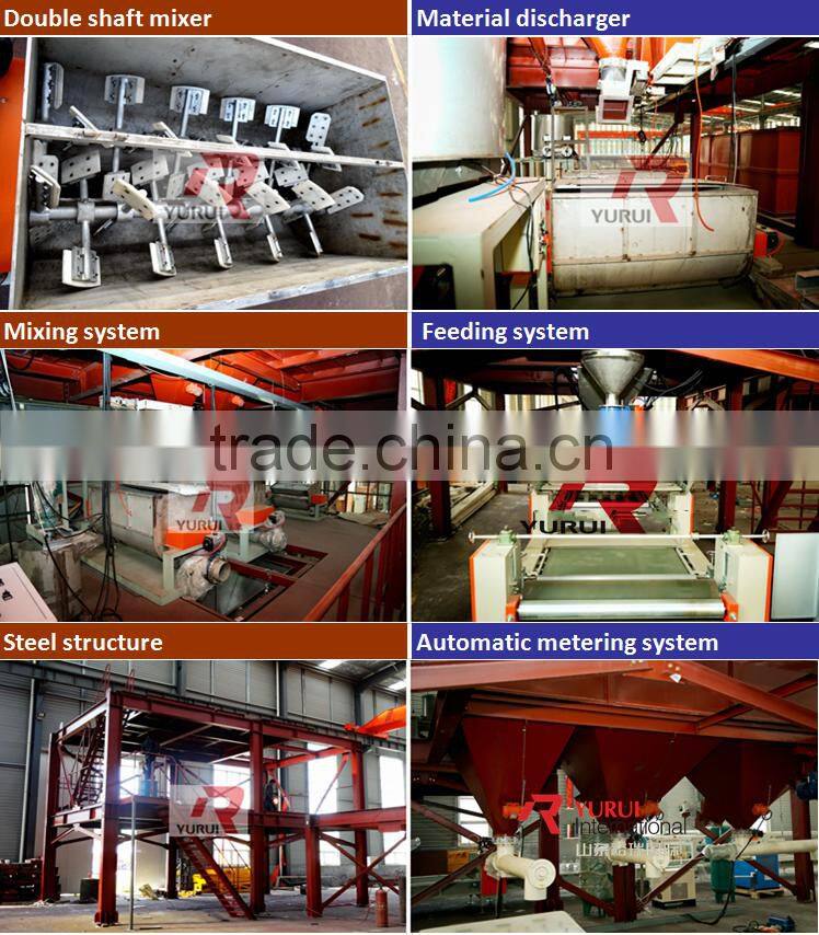 German brand PLC control decorative fire board mgo wall panel making machine