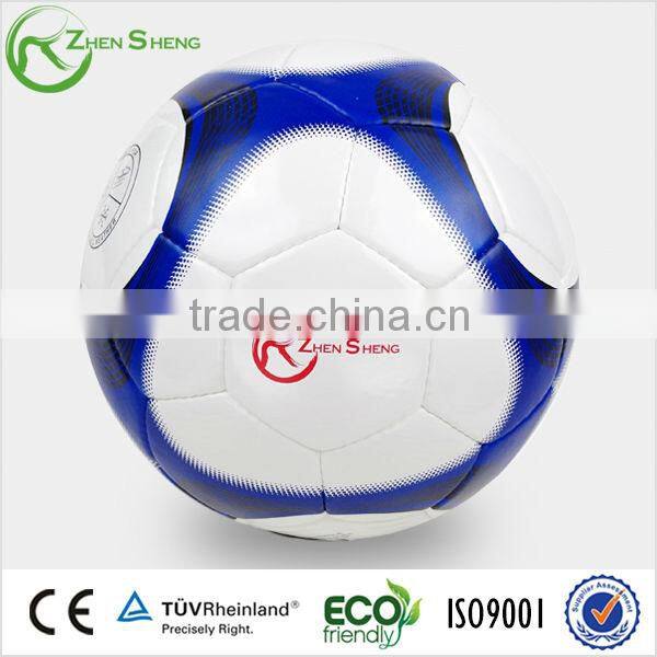 Hand sewing PU soccer ball