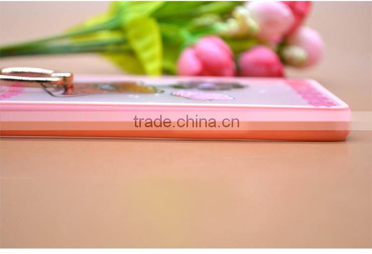 Newest Fashion Perfume TPU+PC 2-in-1 Hybrid Pattern Painting Phone Case With Ring Bracket For Oppo A33