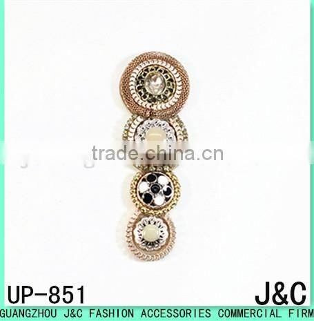 2017 newest Acrylic beaded sandals uppers