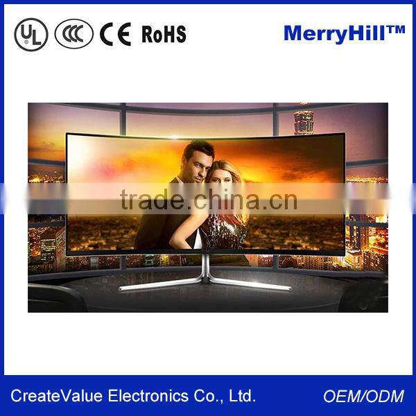Wide Screen Ultra Thin UHD 27"34" 35" 42" 55" 65" inch LCD Monitor Curved TV 4K