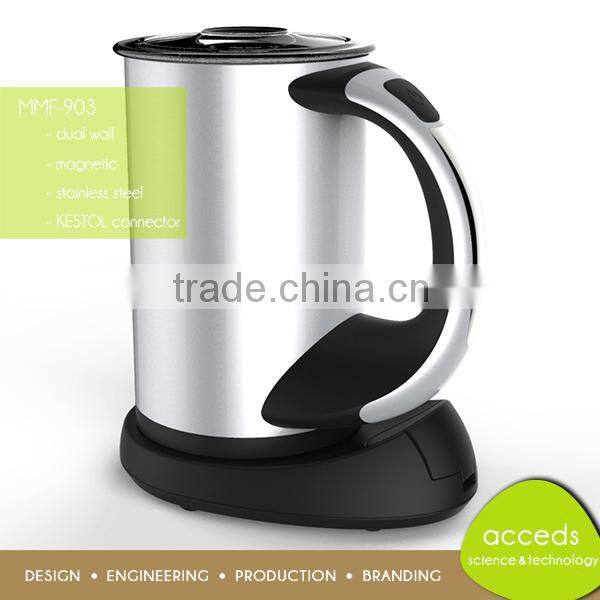 2014 New Arrival Magnetic Stainless Steel Electric Milk Frother