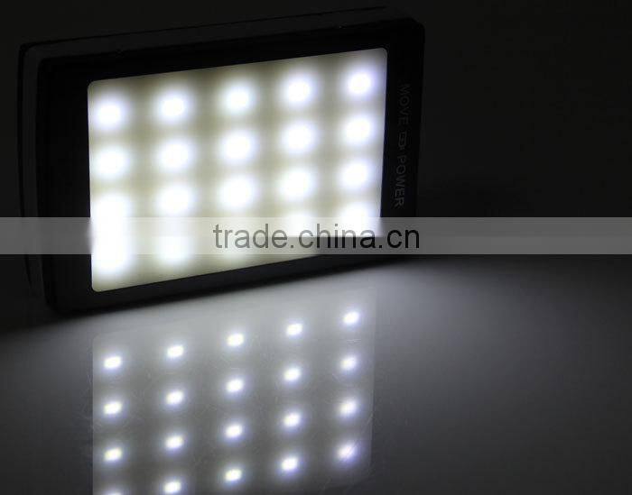 solar led camping lantern with mobile charging solar panel