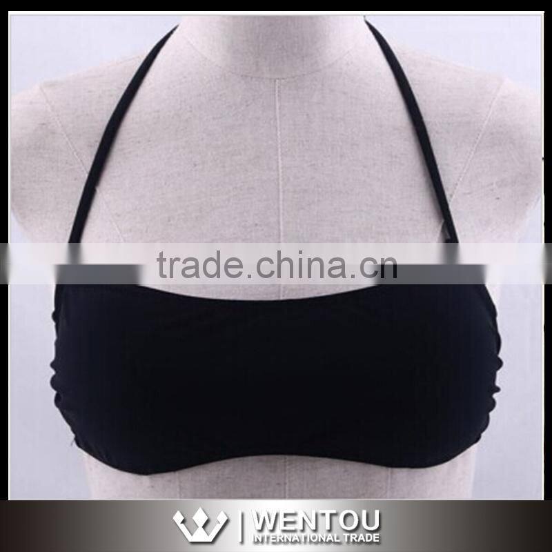 Cheeky Monogrammed Bandeau Bikini Tops