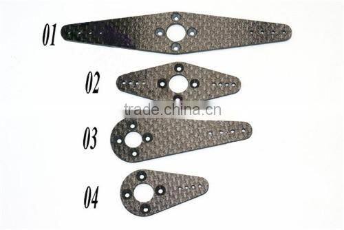 RC Aircraft Parts Four Types Black Carbon Fiber Arms Rowed type And Water drop type