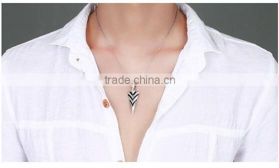 Japan and South Korea fashion jewelry personality trend Stainless steel pendant
