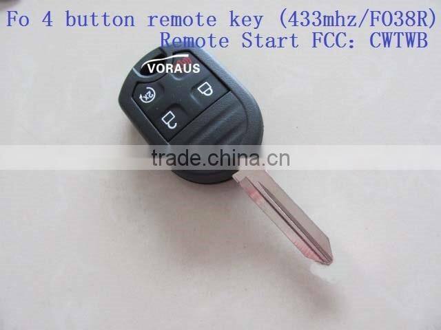 High quality Fo 4 button remote key (433mhz/FO38R)