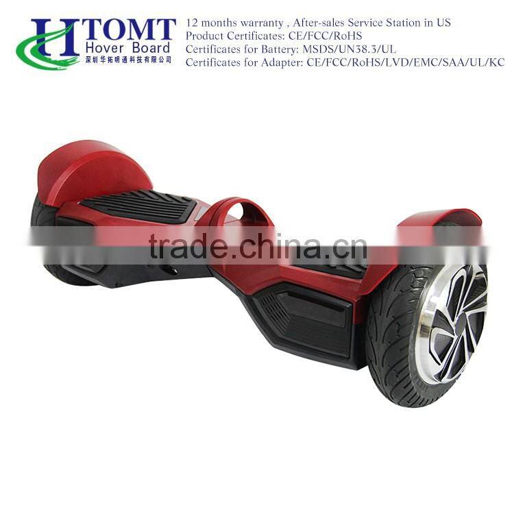 2016 new arrival product 8 10inch matte shells Two Wheels Self Balancing Scooter With Bluetooth Speaker and remote