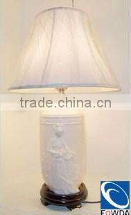 FOWDA Best sell China traditional Jingdezhen blue and white porcelain decorative table lamp