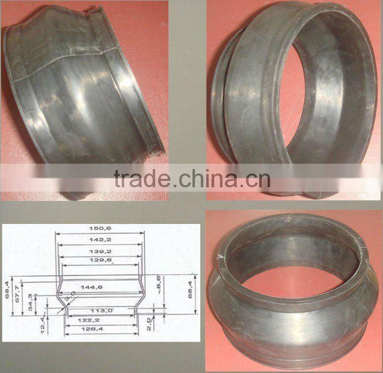 Rubber joined with Aluminum tube