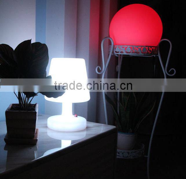 Multi color change rechargeable led table lamps