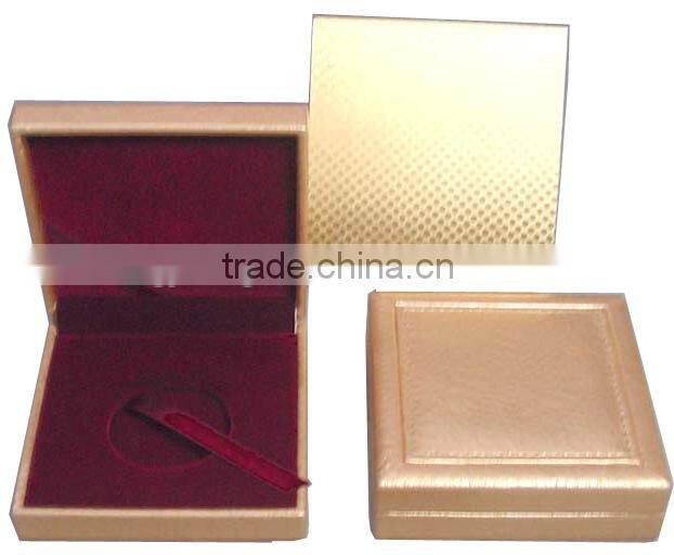 Leather Coin Box in plastic box base