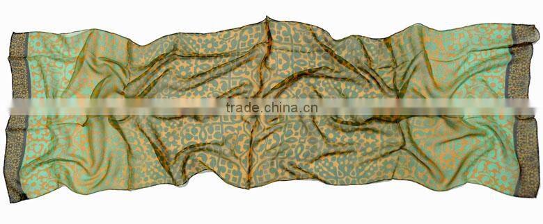 100% custom silk scarf handmade