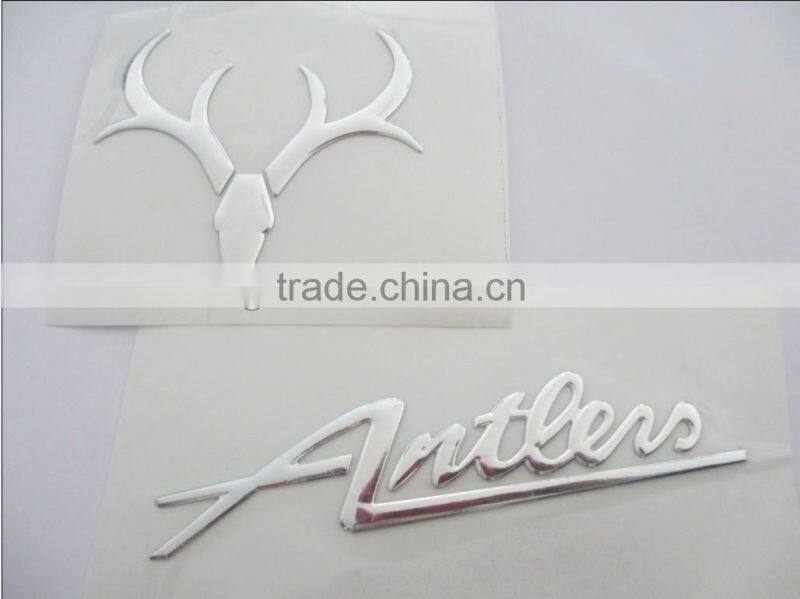 Decorative 3D soft label,custom design high quality 3D soft plastic label
