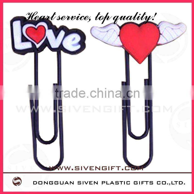 so cute baby pvc book mark for promotion business