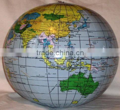 Globe inflatable beach ball ,inflatable earth beach ball