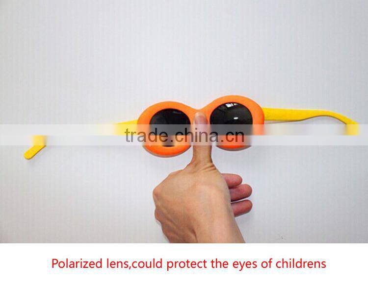 No minimum TPE flexible sunglasses kids,red cartoon no logo revo sunglasses