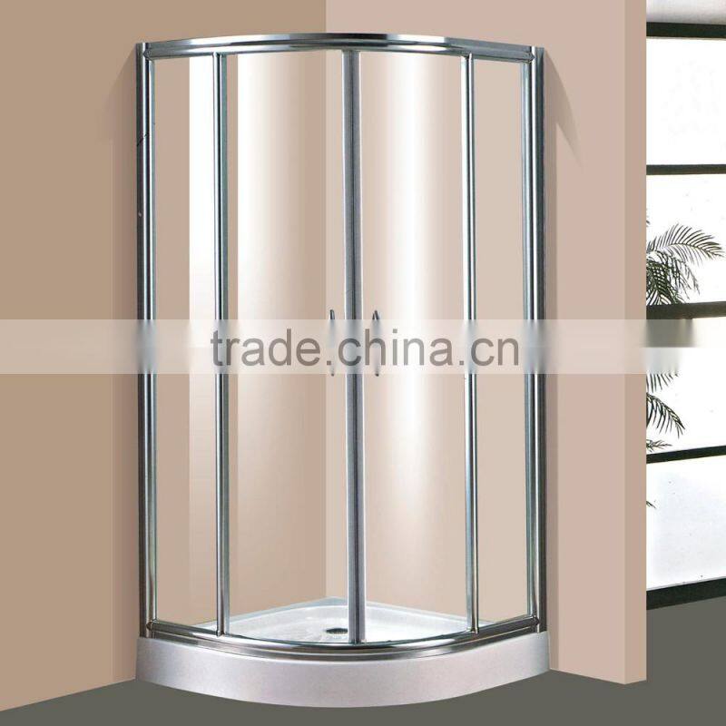 Security tempered glass walk-in shower door