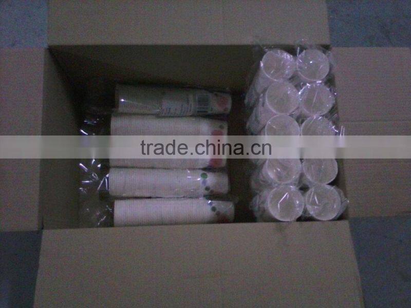 6 oz printed single wall disposable paper cup with logo print