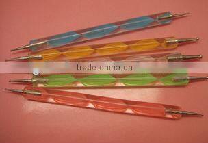 Hot sell beauty equipment top quality Acrylic Handle Nylon hair cosmetic makeup Nail Art Gel Brush for cheap