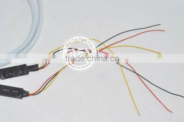 2015 Top Sale! AES LED Strip for Headlight, Car Headlight Double Colors LED Strip Lamp for Bixenon Projector Headlights