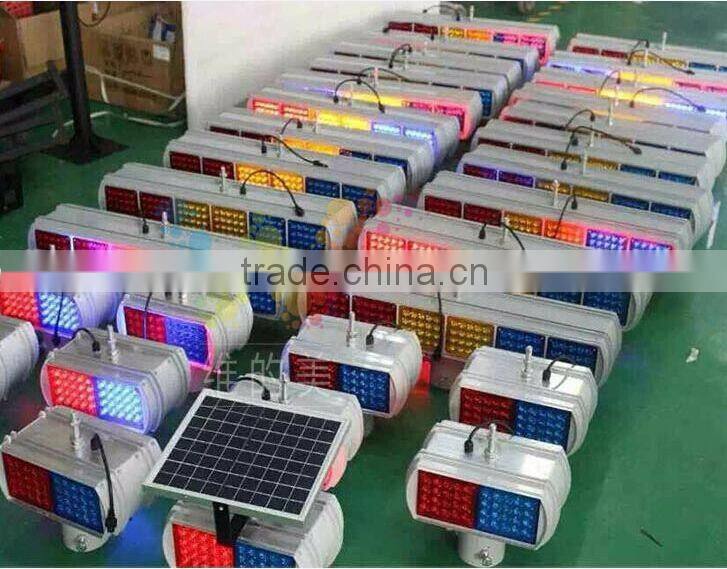 All-in-one Solar Powered Traffic Road Safety Flashing Warning Light on Sale