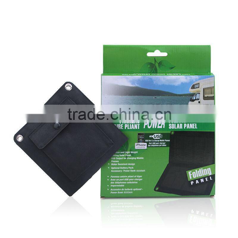 7W Folding Solar Panel solar charger for GPS