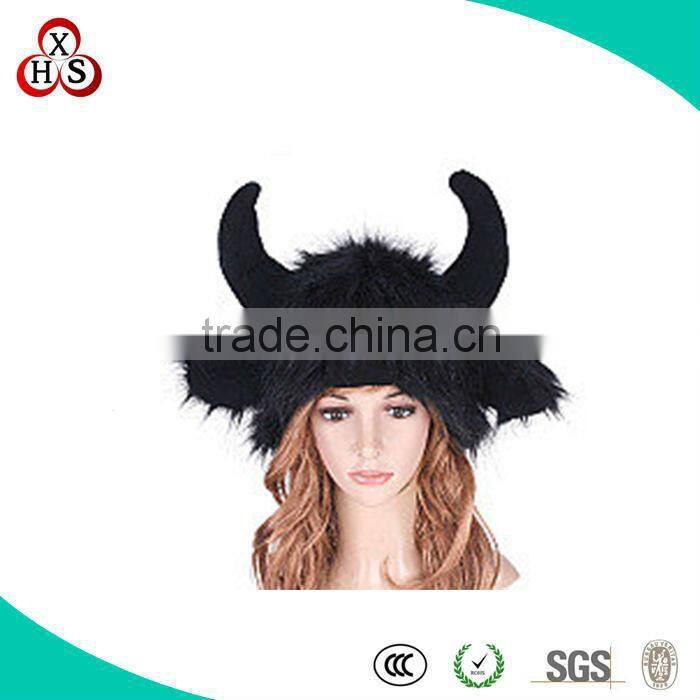 Soft Wholesale Stuffed Funny Manufacture Price plush animal head hat