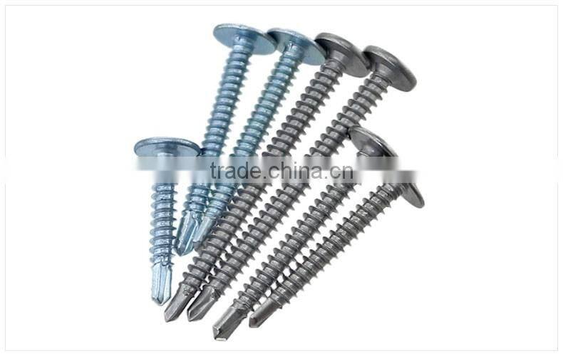 washer head seld drilling screw/stainless steel washer head self drilling screw