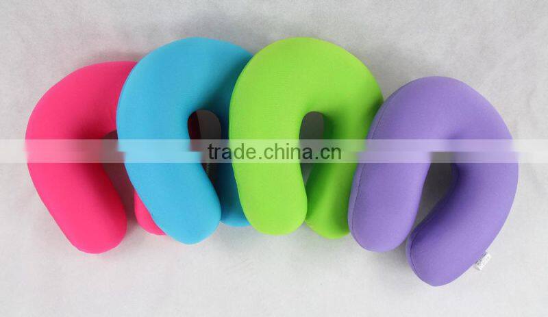 Solid color spandex neck pillow,many colors for your choose
